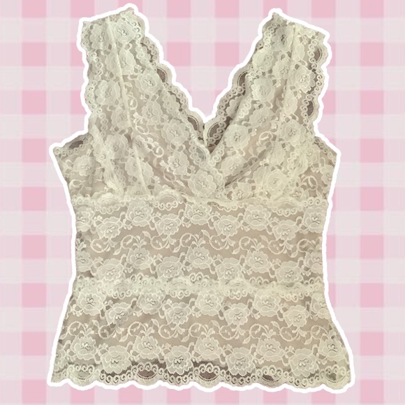 George Coquette Fairycore Lace Sleeveless Blouse